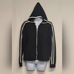 Prospirit M Athletic Hooded Jacket Zip Down StretchLing Sleeve Nice Condition